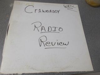 Jimi Hendrix Crawdaddy Radio Revue 1975 Promo Radio Station Lp