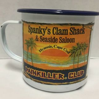 Pussers British Navy Rum Painkiller Club Enamel Mug Spanky 
