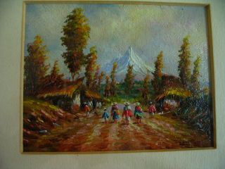 Set of 5 oil paintings by Oswaldo Moncayo,  master painter 6