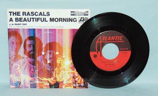The Rascals A Morning 45 Rpm W/ps Atlantic 2493 Nm/unplayed