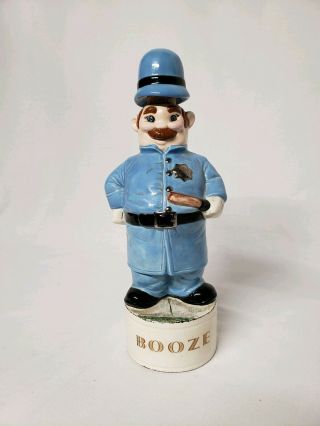 Vintage Whiskey Bourbon Decanter - Police Officer - Alcohol Liquor Decanter