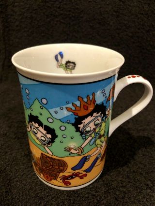 Betty Boop Danbury “underwater Adventure Betty” Porcelain Collectible Mug