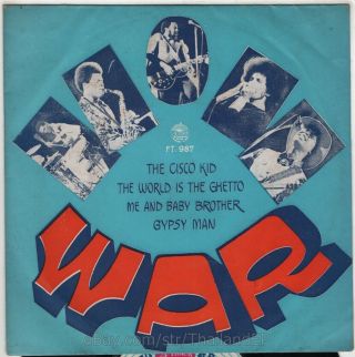 War /the Cisco Kid /the Worldis The Ghetto / Thai Ep 7 " Thailand Vinyl