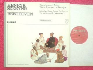 Philips 835 330 Ly Stereo Ed1 - Beethoven Violin Concerto Henryk Szeryng