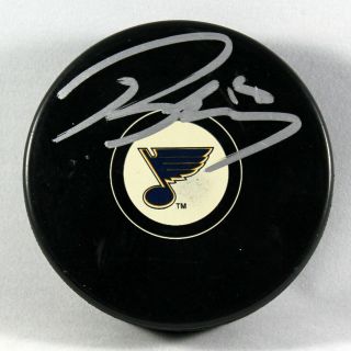Robert Thomas Signed St.  Louis Blues Puck Nhl Star Canada Autographed,