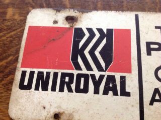 Uniroyal Tire Plant,  Opelika Alabama Steel License Plate,  Vintage 3