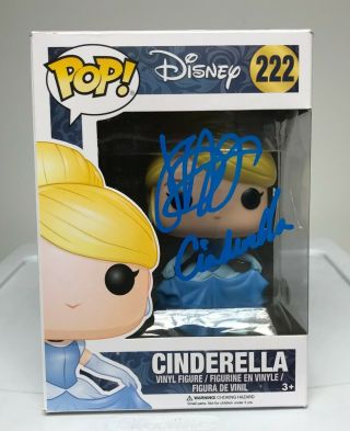 Jennifer Hale Signed Funko Pop Vinyl Doll Cinderella Disney Bas Witnessed