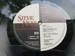Stevie Nicks Other Side Of The Mirror 1st Uk Press Play Time Capsule Lp