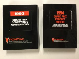 1993 And 1994 Pontiac Grand Prix Vhs Tapes