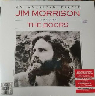 Doors Jim Morrison An American Prayer Red Vinyl Rsd 2018 Lp