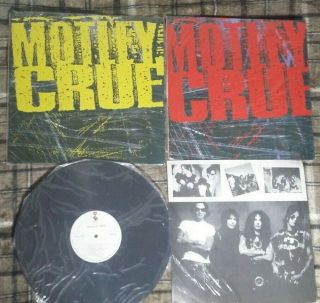 Motley Crue Motley Crue [ 1994 Promo Vinyl Made In Korea ] S/h To Usa.
