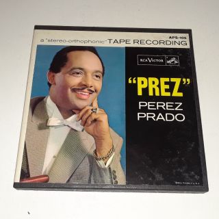 " Prez " Perez Prado Reel To Reel 2 - Track Tape Aps - 105 (item 123k)