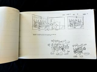 The Simpsons Production TREEHOUSE OF HORROR XVII Act 3 Storyboard 68pgs 4