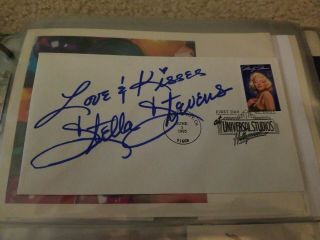 Stella Stevens Signed Marilyn Monroe First Day Cover