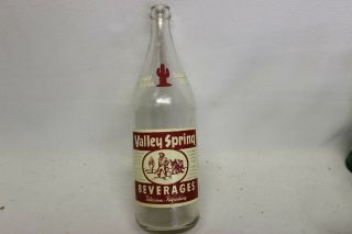 Valley Spring Beverages Soda Bottle,  Phoenix,  Arizona 1952 2