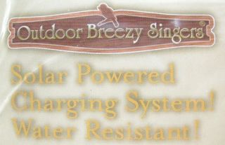 TAKARA Outdoor Breezy Singers COMMON YELLOWTHROAT Motion - Activated Solar Powered 5