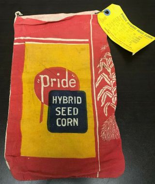 Vintage Pride Hybrid Seed Corn Bag,  1950 