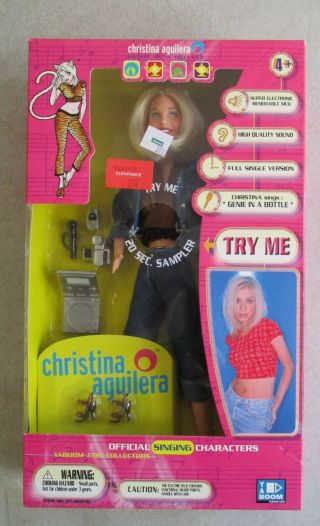 Mib 1999 Yaboom Offical Singing Characters Christina Aguilera Doll