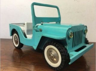 Vintage Tonka Jeep,  Light Blue - 1960’s