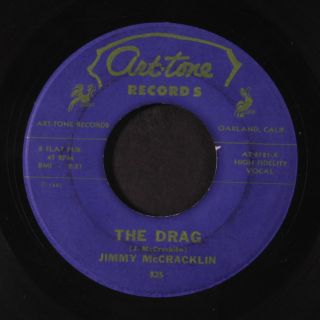 Jimmy Mccracklin: The Drag / Just Got To Know 45 (blue Lbl,  Plays Well) Soul