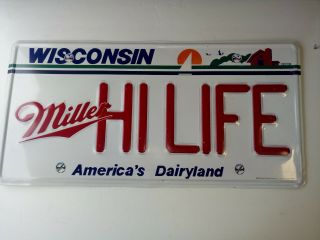 Miller Hi Life Wisconsin America 