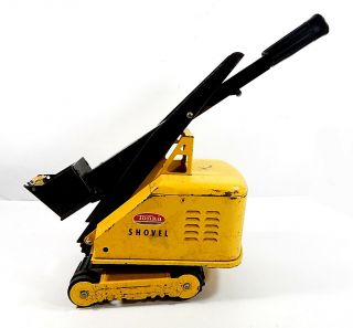 Vintage Tonka Toys Shovel Excavator Crane Earth Mover Crawler Metal 9 "
