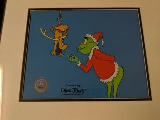 Chuck Jones The Grinch Who Stole Christmas Sericel " Boo Who " 1995
