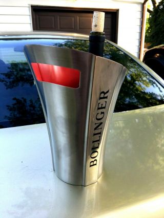 Bollinger Champagne Ice Bucket Cooler Stainless Steel