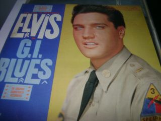 Elvis Presley G.  I.  Blues Lp Rca Lpm 2256 (1960) Mono 3s/3s " Long Play " Vinyl N/m