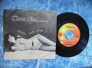 Rare Private Press Boogie Disco Clarice Rose - Ready For Love 45,  Ps Orig 1984