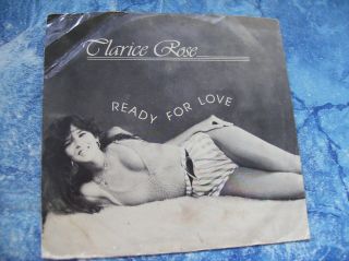 RARE PRIVATE PRESS BOOGIE DISCO CLARICE ROSE - READY FOR LOVE 45,  PS orig 1984 2