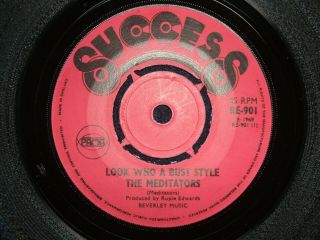 The Meditators - Look Who A Bust Style (reggae) 45 " Listen