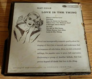 Nat King Cole,  Love Is The Thing,  ZD11,  Reel to Reel,  2 Track Tape. 6