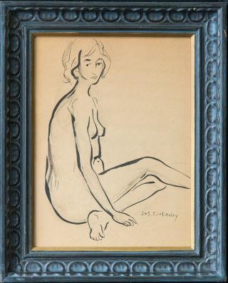 Joseph Delaney (1904 - 1991) York/tn Listed Artist Ink And Wash On Paper