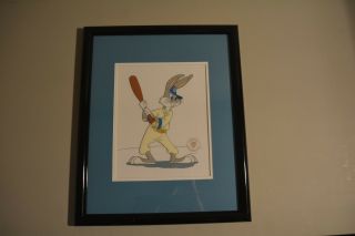 " Baseball Bugs " Limited Edition Bugs Bunny Sericel Warner Bros Le With 1992