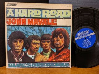 John Mayall And The Bluesbreakers - A Hard Road Vinyl Lp 1967 Peter Green Blues