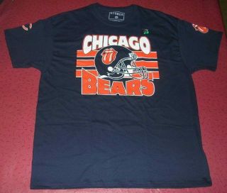 The Rolling Stones No Filter Tour Chicago Bears Official T Shirt Xl