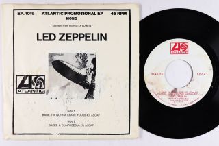 Rock 45 - Led Zeppelin - Babe,  I 