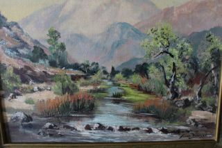 California Listed Artist Leonard Borman California Landscape Oil Painting 3