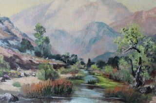 California Listed Artist Leonard Borman California Landscape Oil Painting 4
