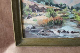 California Listed Artist Leonard Borman California Landscape Oil Painting 7