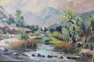 California Listed Artist Leonard Borman California Landscape Oil Painting 8