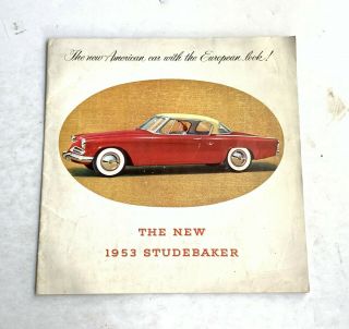 1953 Studebaker Dealer Sales Brochure Not Reprint