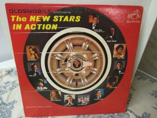 Vtg.  1964 Promotional Oldsmobile Spotlights The Stars In Action Le Lp Record