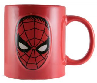 Spider Man Face Large Ceramic Coffee Mug Licensed Marvel Superhero