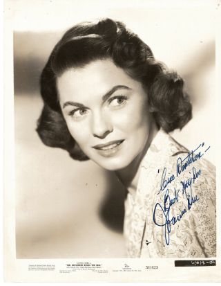 Actress Joanne Dru,  Signed Vintage Studio Photo.