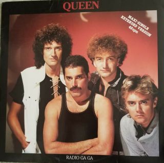 Queen " Radio Ga Ga / Instrumental ",  " I Go Crazy " 12 Inch Vinyl Import