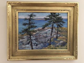 Charles Henry Ebert - Monhegan Cliffs - American Impressionism,  Old Lyme/Monhegan Art 6