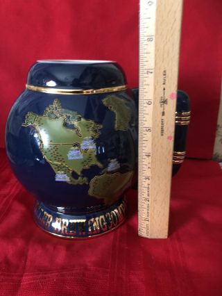 2000 AROUND THE WORLD MILLER BREWING COMPANY LARGE GLOBE SHAPED STEIN 3