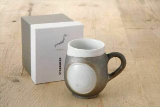 Starbucks Jimoto Made Shigaraki Black Mug Cup Collaboration Rare 325ml Glass